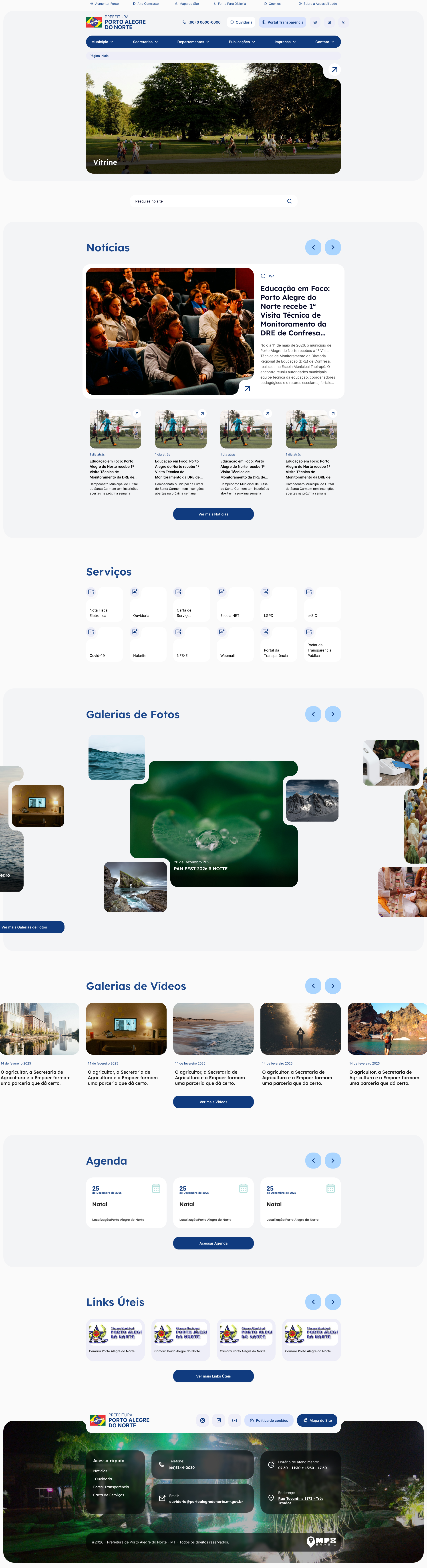 Layout - PM Porto Alegre do Norte
